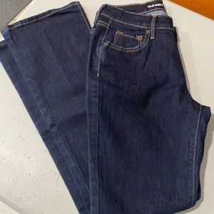Dark blue very lightly worn jeans!